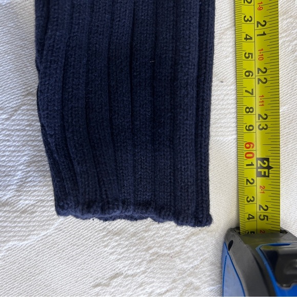 Ralph Lauren Chaps Blue and White V-Neck Sweater Pullover Men’s XL Y2K 90’s - Picture 7 of 10